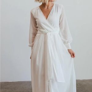 Baltic Born Lydia White Maxi Dress MEDIUM